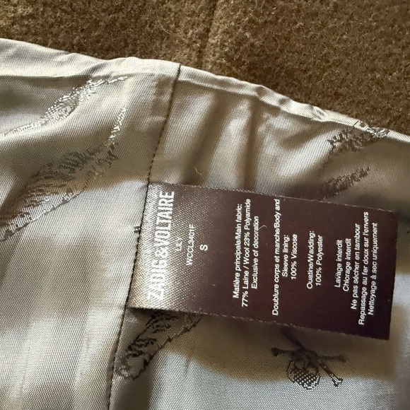 Zoltan & Voltaire Olive Green Moto Jacket - Picture 11 of 11